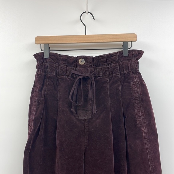 Free People Purple Ankle Cropped Pants - Picture 5 of 10